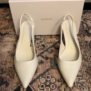 MESHKI SLING BACK HEELS